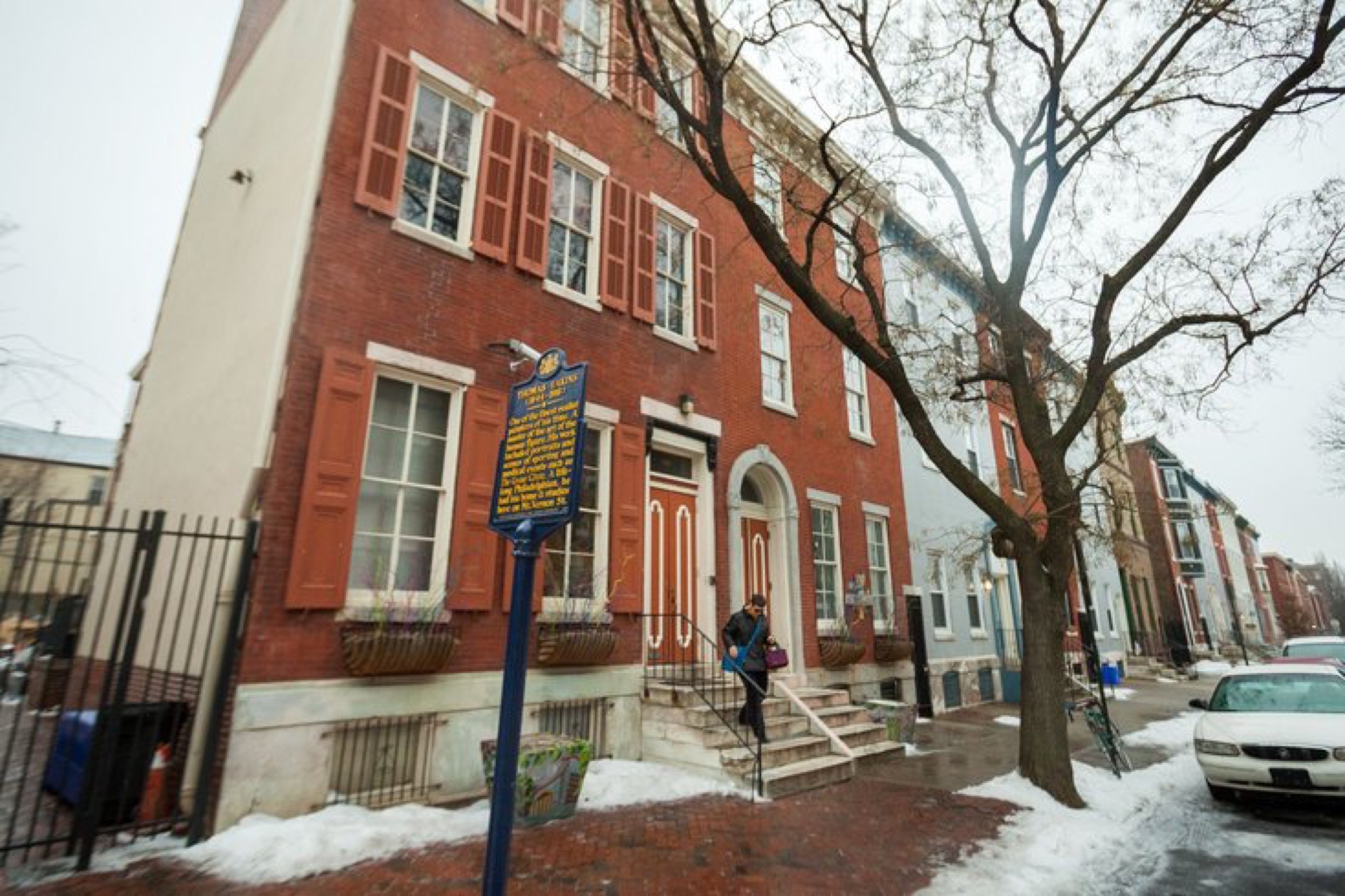 Redevelopment rowhomes representing property stewardship